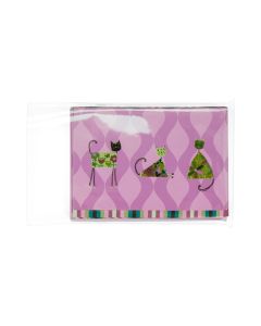 Clear sleeve with greeting cards