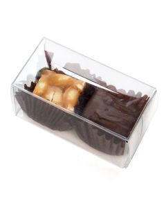Clear chocolat box