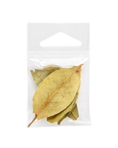 Crystal clear hanging bag with leaves