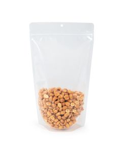 Clear Recyclable Stand Up Pouch w/ RETAINâ€žÂ¢ 6 3/4" x 3 1/2" x 11 1/4" 100 Pack ZBGERR4