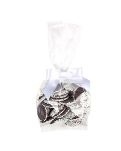 Packaged candy in clear side gusset bag