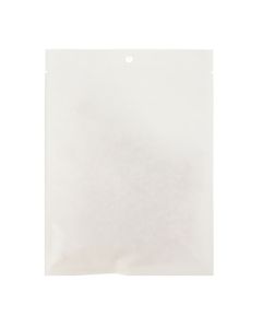 White Kraft Compostable Heat Seal Bags 5" x 7" 100 pack KHS57WK