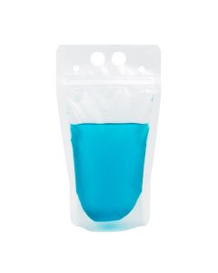 Frosted Drink Pouch 5 1/16" x 1 9/16" x 9" 10 pack DP1F