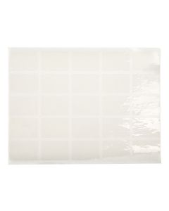 Eco Clear Rectangle Stickers 7/8" x 1 1/4" 1 pack CSE3