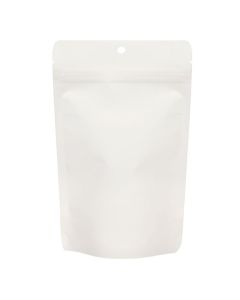 5 1/8 x 8 1/8 white kraft eco bag