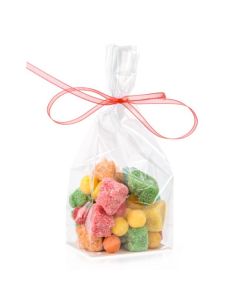 Flat Bottom Gusset Bag with Candy