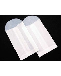 Glassine Open End Center Seam Envelopes 2 1/2" x 4 1/4" 50 pack G3