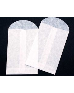 Glassine Open End Center Seam Envelopes 3" x 4 1/2" 50 pack G5