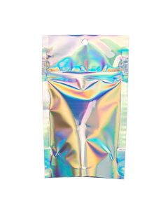 Holographic Child Resistant Pouch Bags 3 1/8" x 2" x 5 1/8" 100 Pack CRP1H