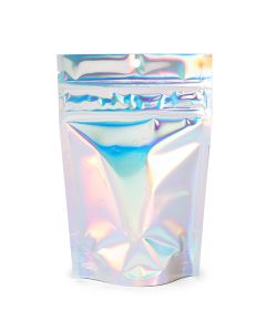 Holographic Child Resistant Pouch Bags 4" x 2 1/2" x 6" 100 Pack CRP2H