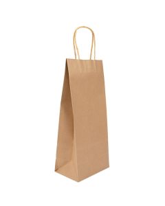 Kraft Paper Merchandise Handle Bags 5.9" x 3.54" x 12.59" 50 pack GMB3