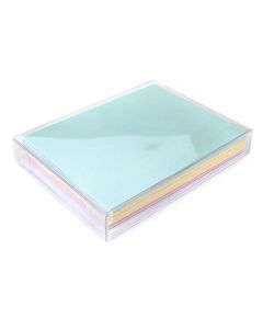 rPET Crystal Clear Box 4 1/2" x 1" x 5 7/8" 25 Pack FB17R