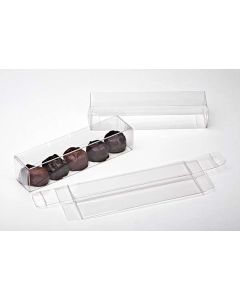 Chocolate Box with Insert 1 3/8" x 1 7/16" x 6 1/4" 100 pack CNDY228